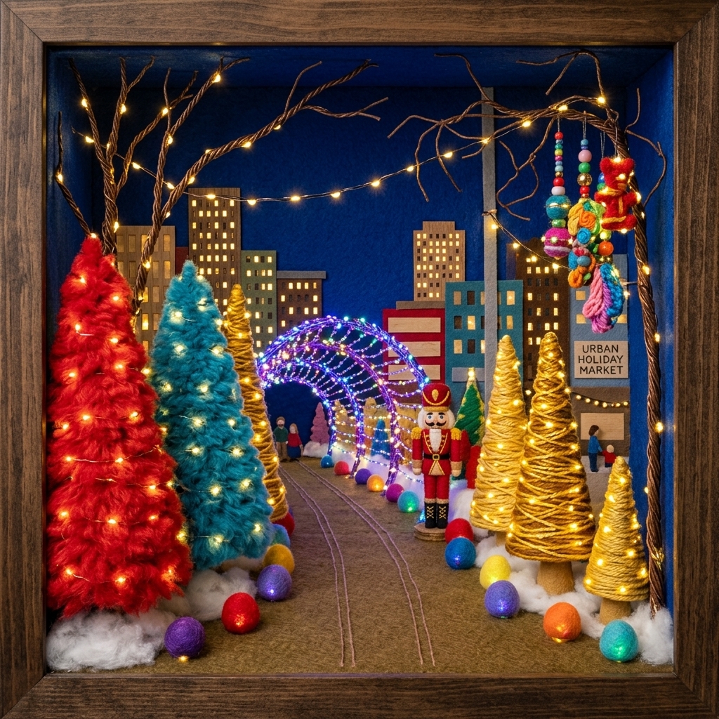 Christmas display in San Diego