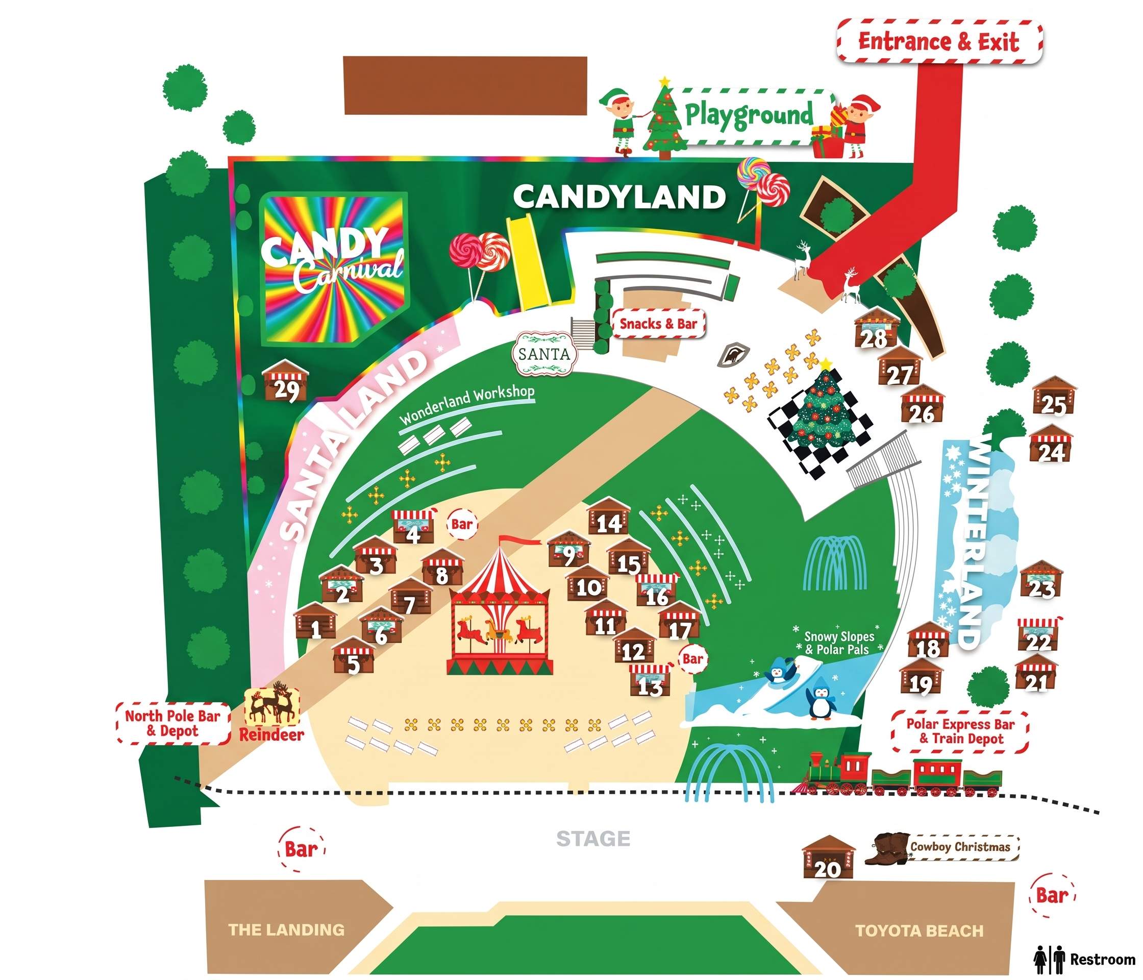 Recent Christmas Market Event Map