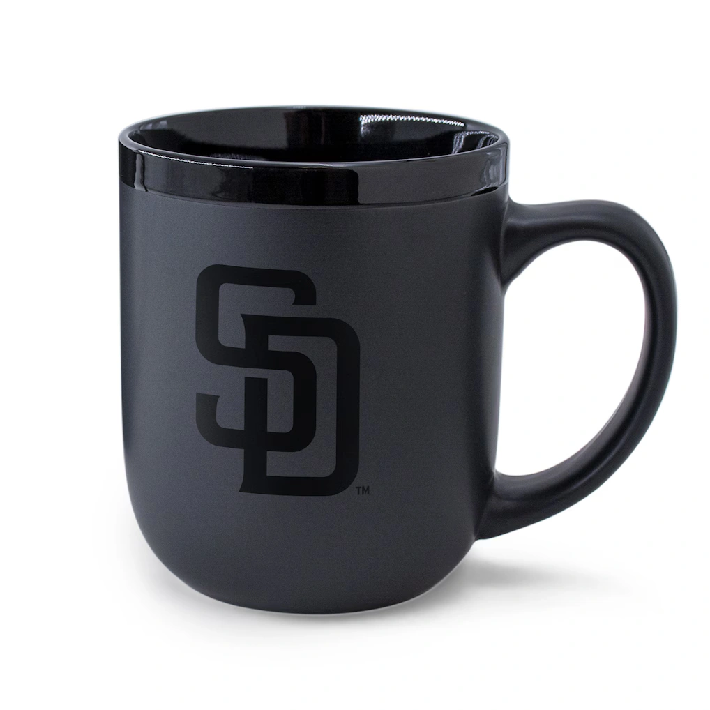 Padres Black Ceramic Mug