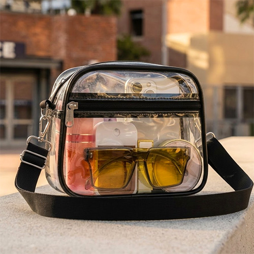 Clear Crossbody Stadium Bag