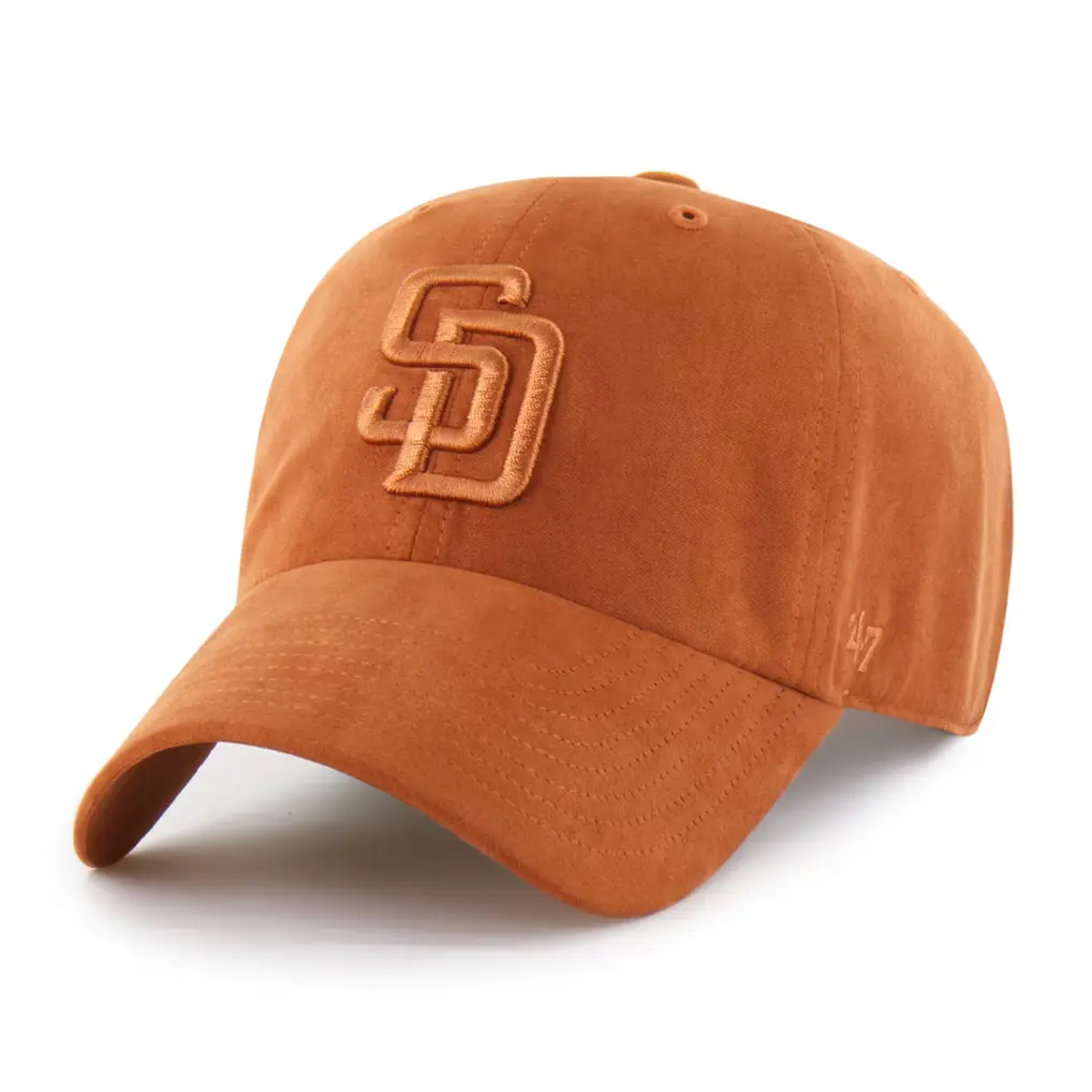 San Diego Padres '47 Unisex Fall Feelings Ballpark Suede Clean Up Hat - Orange