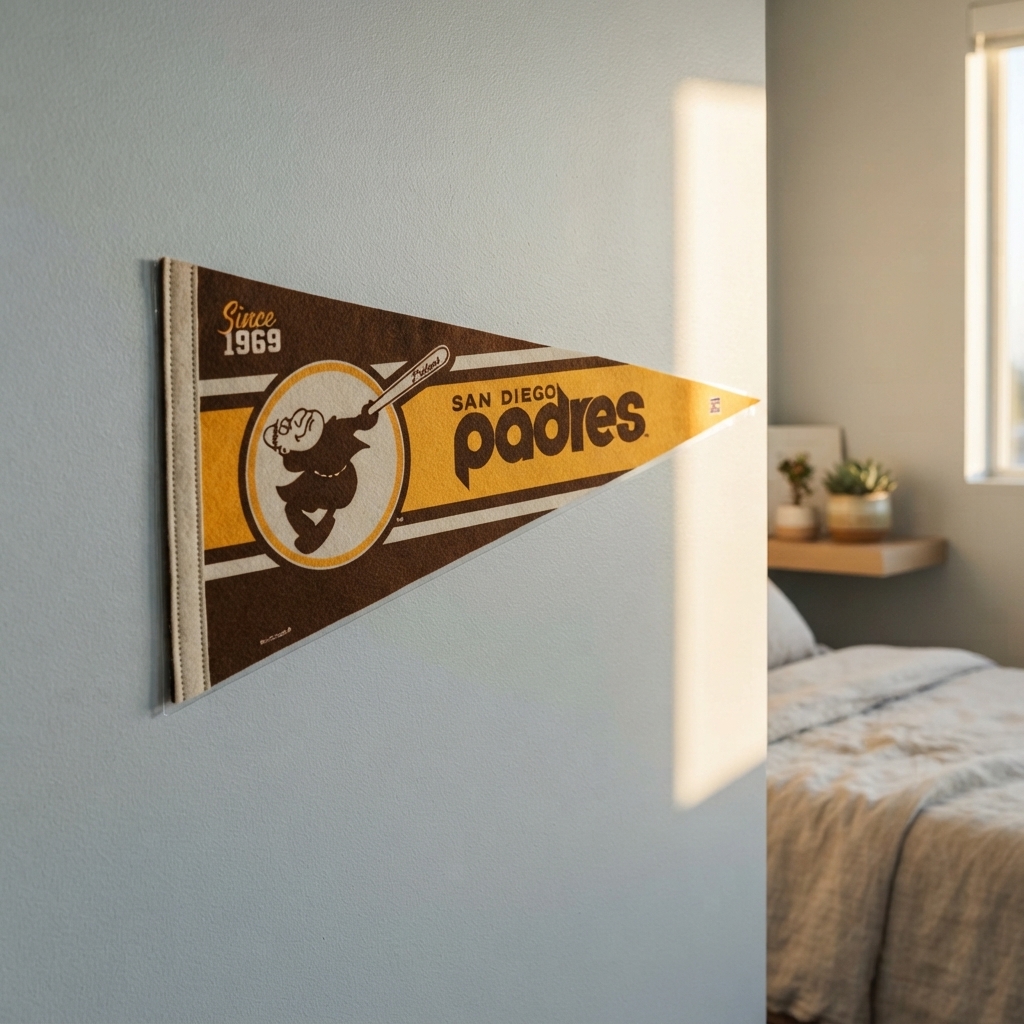 Vintage Padres Pennant
